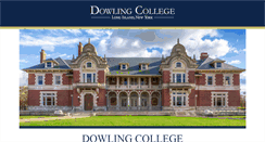 Desktop Screenshot of dowling.edu