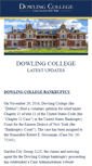 Mobile Screenshot of dowling.edu